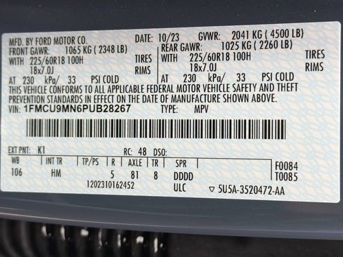 Certified 2023 Ford Escape ST-Line w/ Tech Pack #1 AWD/4WD image 34