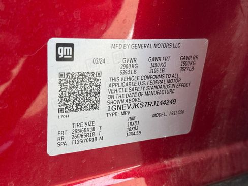 Used 2024 Chevrolet Traverse Z71 w/ Enhanced Driving Package image 34