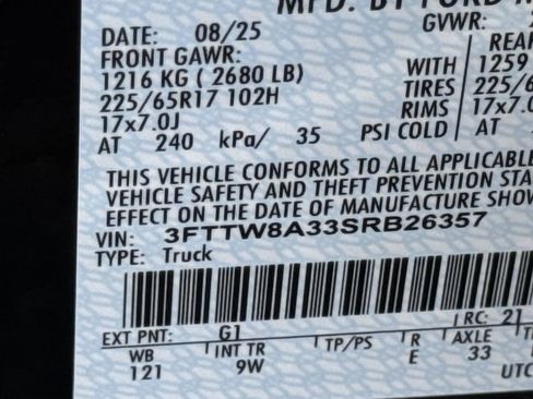 New 2025 Ford Maverick XL image 30