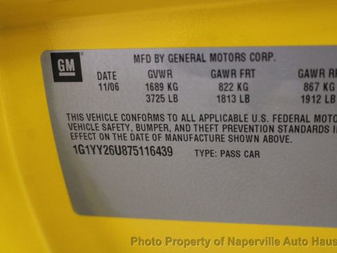 Used 2007 Chevrolet Corvette Coupe w/ Preferred Equipment Group RWD image 48