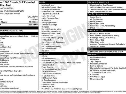 Used 2024 RAM 1500 Classic SLT RWD image 43