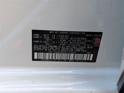 Certified 2025 Subaru Crosstrek 2.5i Limited w/ Crosstrek Mirror Package image 38