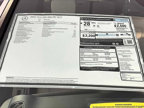 Used 2026 Mercedes-Benz GLA 250 4MATIC image 18