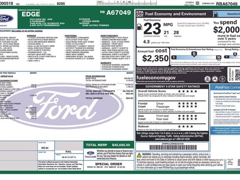 Certified 2024 Ford Edge SEL w/ Convenience Package image 2