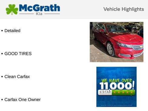 Used 2017 Chevrolet Impala LT w/ Leather Package image 5