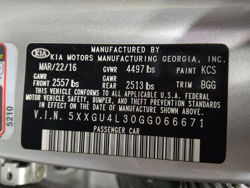 Used 2016 Kia Optima EX FWD image 33