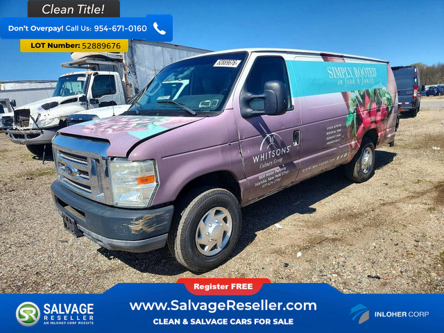 Used 2011 Ford E-350 and Econoline 350 Extended Super Duty w/ Commercial Cargo Van Pkg RWD image 1