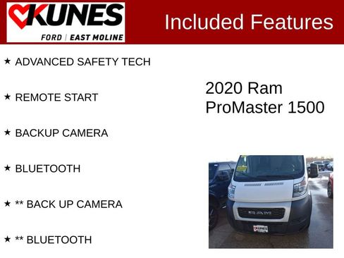Used 2020 RAM ProMaster 1500 image 2