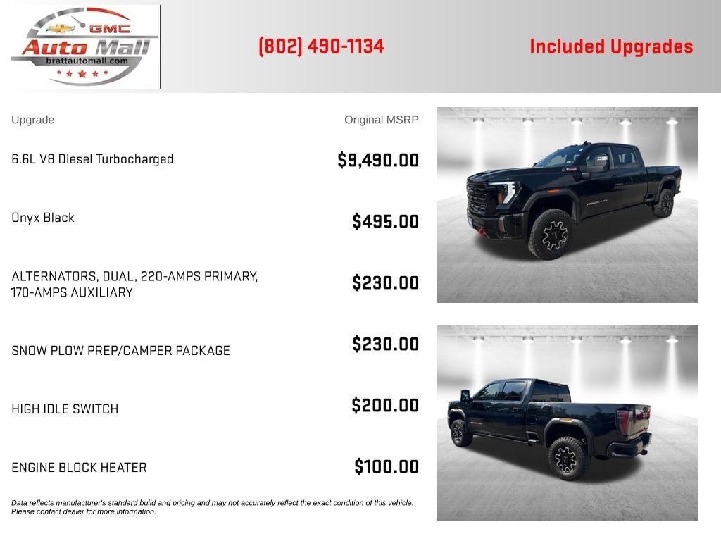 Certified 2024 GMC Sierra 2500 AT4X w/ Snow Plow Prep/Camper Package AWD/4WD image 4