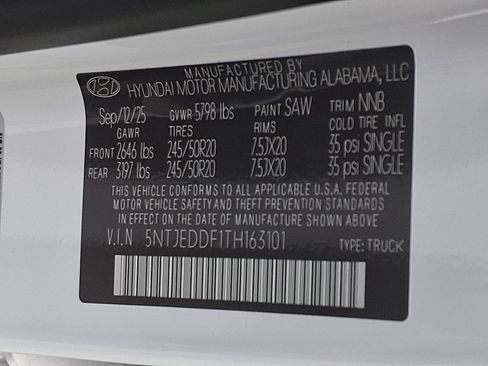 New 2026 Hyundai Santa Cruz Limited AWD/4WD image 18