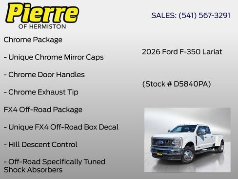 Used 2026 Ford F350 Lariat w/ Lariat Premium Package AWD/4WD image 7