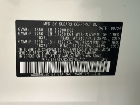 Certified 2025 Subaru Outback Limited image 39