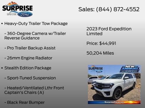 Used 2023 Ford Expedition Limited RWD image 13