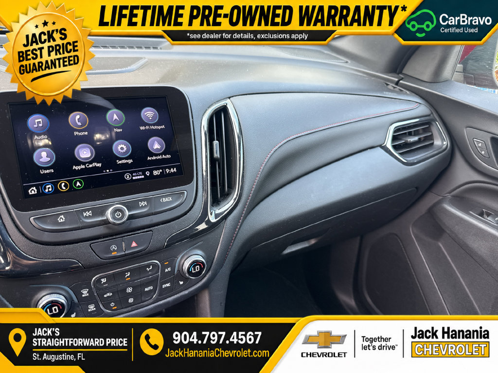 Used 2022 Chevrolet Equinox RS w/ RS Leather Package FWD image 13