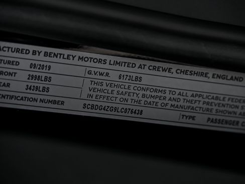 Certified 2020 Bentley Continental GT w/ First Edition Specification AWD/4WD image 50