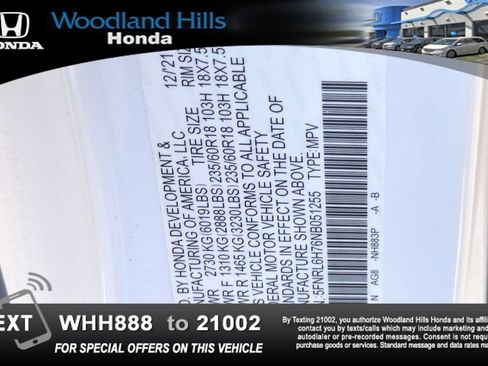 Certified 2022 Honda Odyssey EX-L image 27