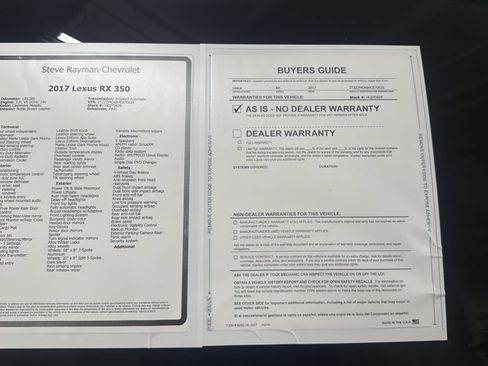 Used 2017 Lexus RX 350 FWD w/ Premium Package image 27