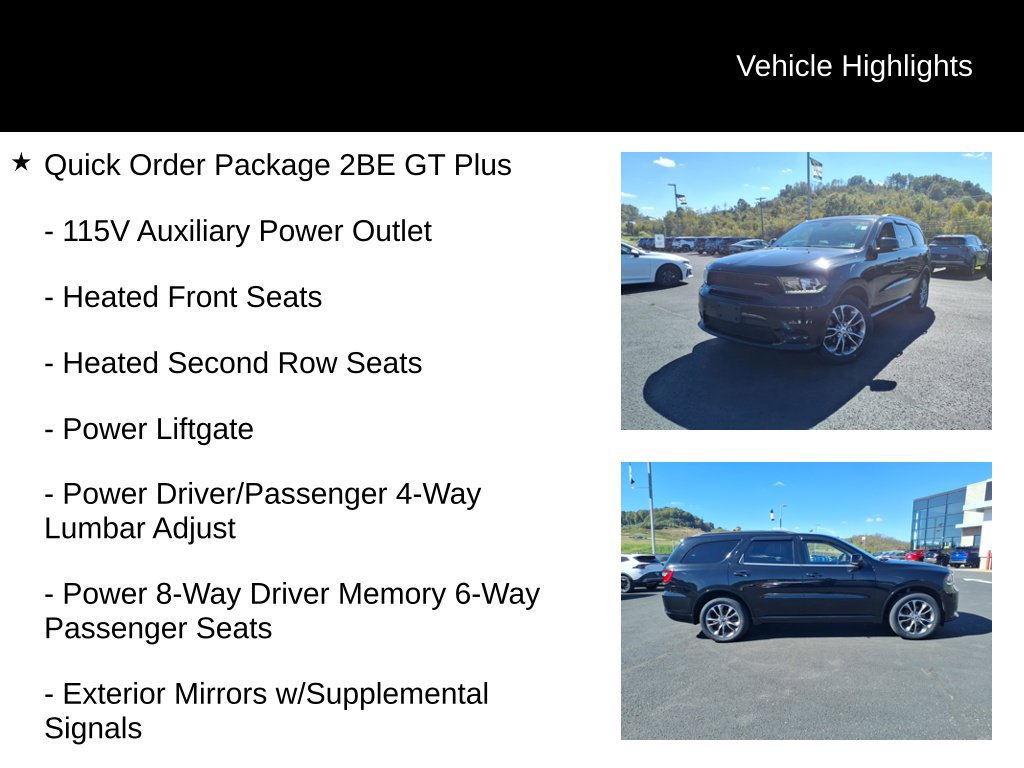 Used 2020 Dodge Durango GT AWD/4WD image 9