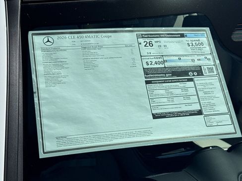 New 2026 Mercedes-Benz CLE 450 4MATIC Coupe image 29