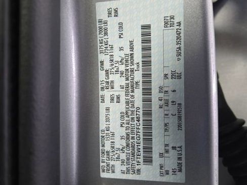 Used 2015 Ford F150 XLT w/ Equipment Group 302A Luxury image 44