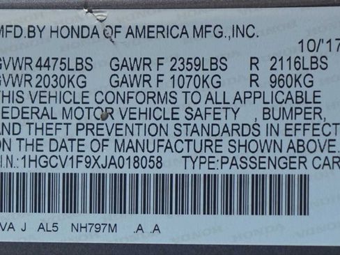 Used 2018 Honda Accord Touring image 30