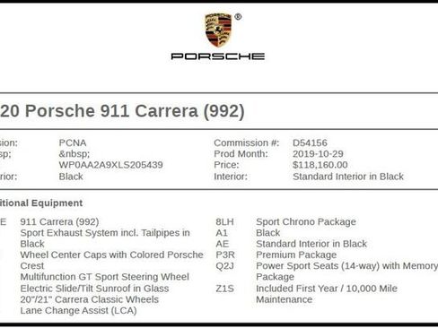 Used 2020 Porsche 911 Carrera image 8