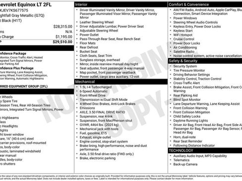 Certified 2019 Chevrolet Equinox LT FWD image 50