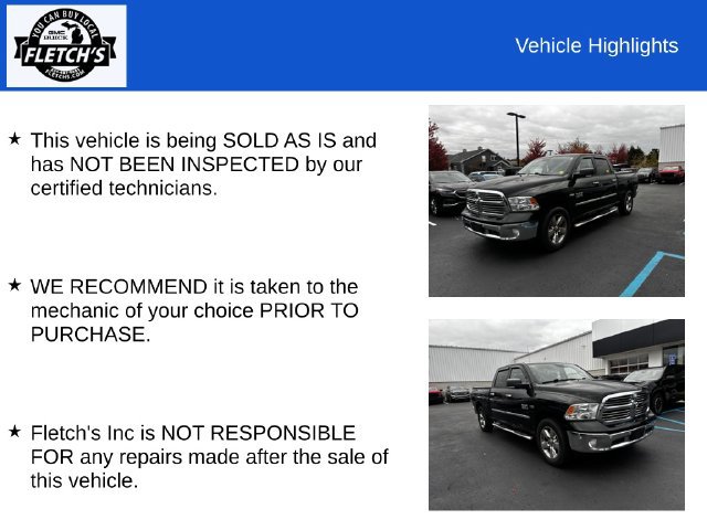Used 2016 RAM 1500 Big Horn AWD/4WD image 2