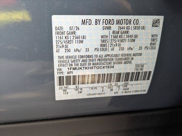 New 2026 Ford Explorer ST-Line w/ ST-Line Street Pack RWD image 16