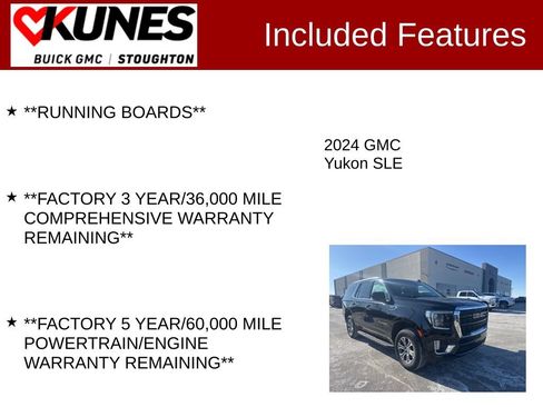 Used 2024 GMC Yukon SLE AWD/4WD image 3
