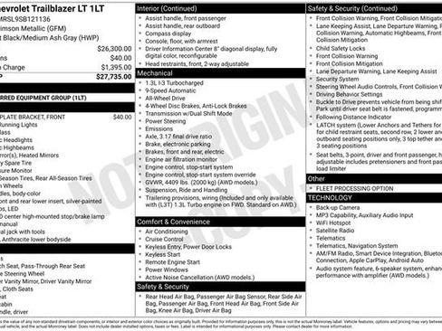 Certified 2025 Chevrolet TrailBlazer LT AWD/4WD image 6