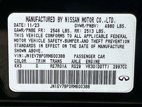 Used 2024 INFINITI Q50 Luxe w/ Cargo Package image 33