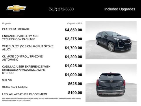 Used 2020 Cadillac XT5 Premium Luxury w/ Platinum Package image 5