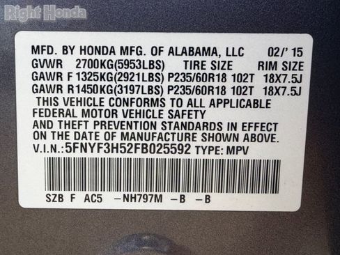Used 2015 Honda Pilot EX-L image 32
