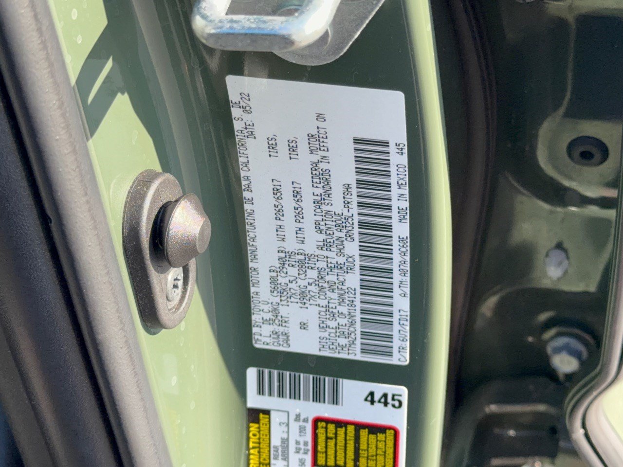 Certified 2022 Toyota Tacoma TRD Sport w/ Technology Package RWD image 32