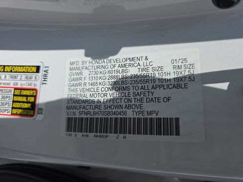 Certified 2025 Honda Odyssey Sport-L image 26