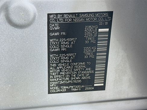 Used 2018 Nissan Rogue S FWD image 12