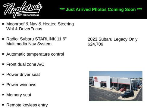 Used 2023 Subaru Legacy Limited AWD/4WD image 1