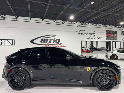 Used 2024 Ferrari Purosangue Nero B/B paint,Extra-Range int image 8