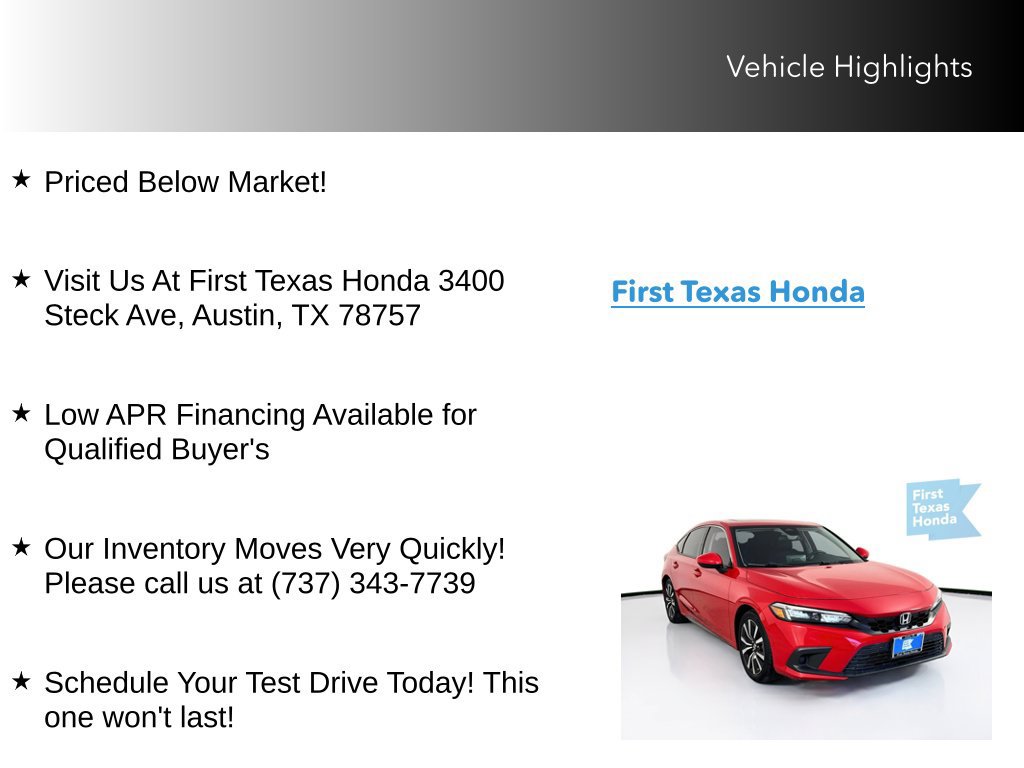 Used 2022 Honda Civic EX-L image 10