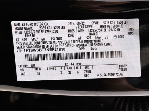 Certified 2022 Ford F350 Lariat w/ Tremor Off-Road Package image 46