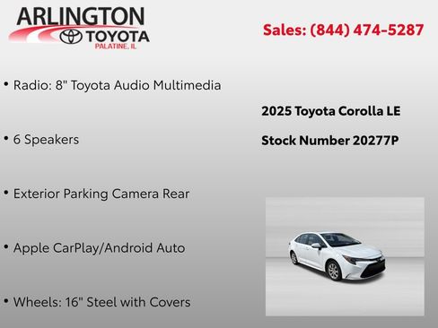 Used 2025 Toyota Corolla LE FWD image 4