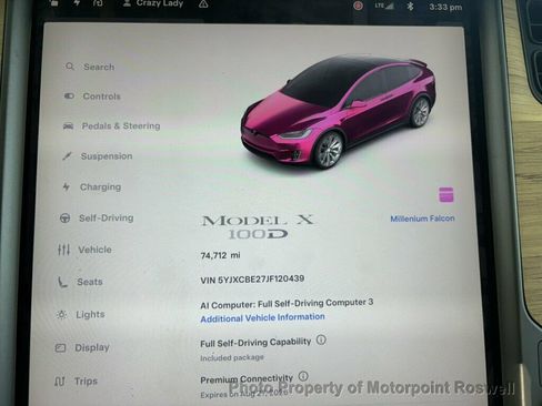 Used 2018 Tesla Model X 75D AWD/4WD image 21