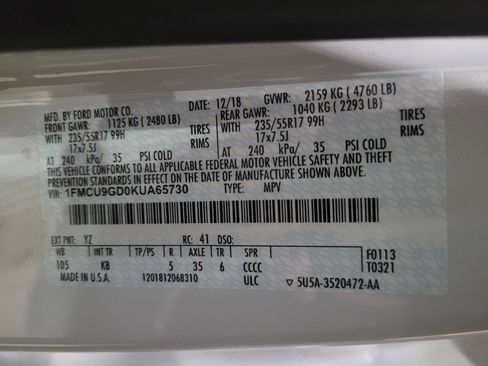 Used 2019 Ford Escape SE image 33