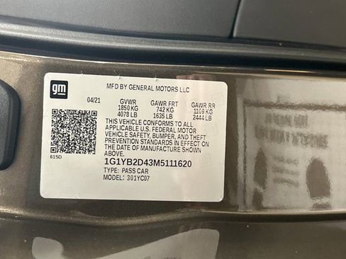 Used 2021 Chevrolet Corvette Stingray Preferred Cpe w/ Z51 Performance Package image 31