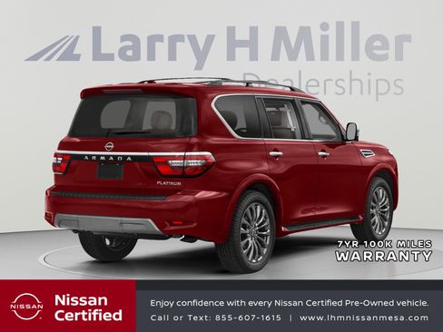 Certified 2024 Nissan Armada Platinum w/ Captain's Chairs Package RWD image 2