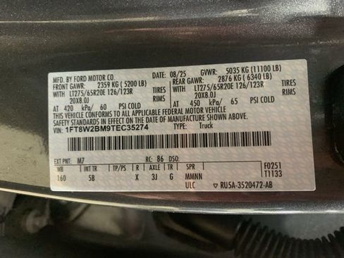 New 2026 Ford F250 Lariat w/ Black Appearance Package AWD/4WD image 19