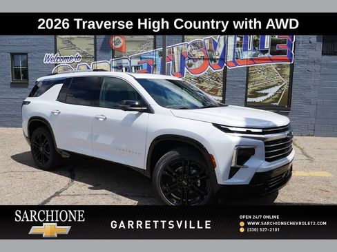 New 2026 Chevrolet Traverse High Country w/ LPO, Floor Liner Package AWD/4WD image 1