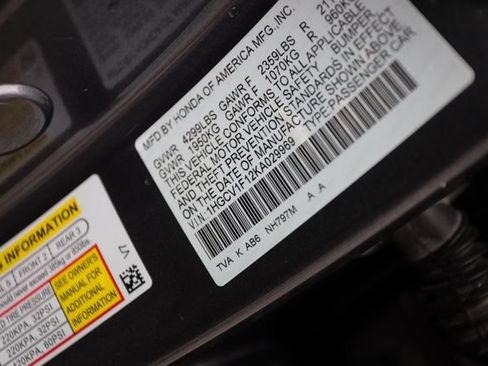 Used 2019 Honda Accord LX image 70