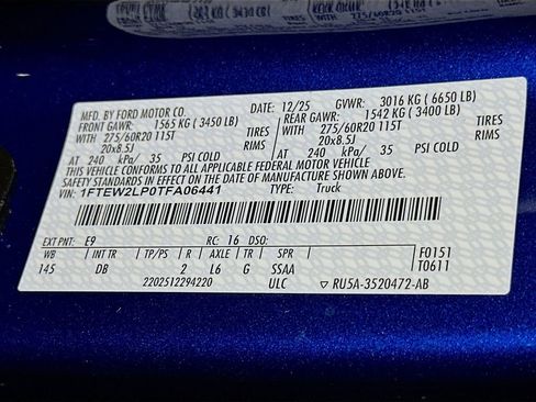 New 2026 Ford F150 STX w/ Equipment Group 200A image 20